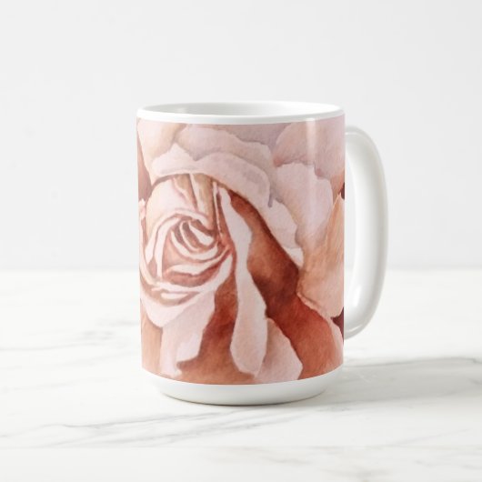 CAFÉ ROSE vintage MUG (Devant droit)