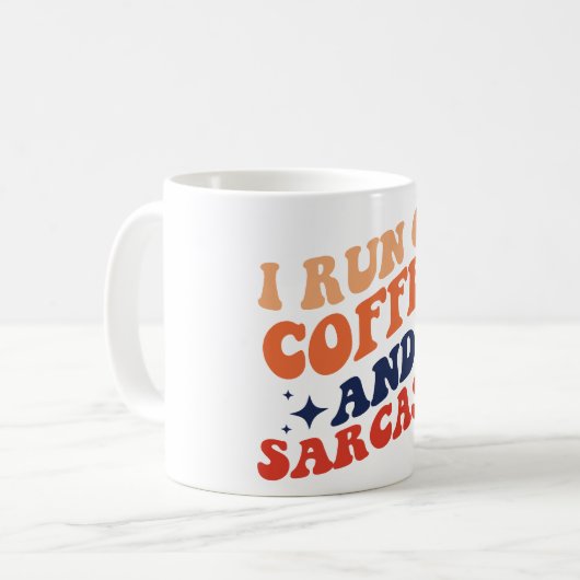 Café & Sarcasme Café Mug (Devant gauche)