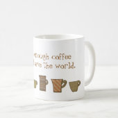 Café Sauver le monde Mug (Devant droit)