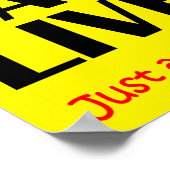 Café Saves Lives Drôle Poster (Coin)