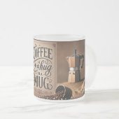 café serré dans une tasse (Devant droit)