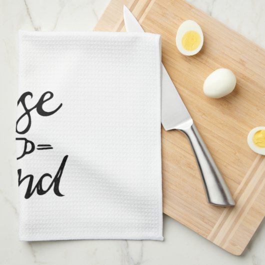 Café serviette de cuisine à thème (Quart Plié)