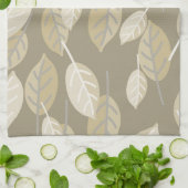 café serviette de cuisine feuille (Plié)