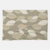 café serviette de cuisine feuille (Horizontal)