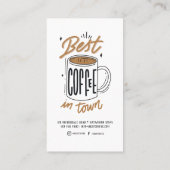 Café Shop Carte de fidélité, Carte de fidélité Caf (Dos)