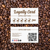 Café Shop Simple QR Code Carte de fidélité