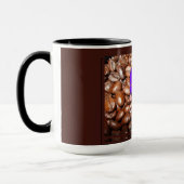"Café s'il vous plaît !" Drôle Emoji Mug (Gauche)