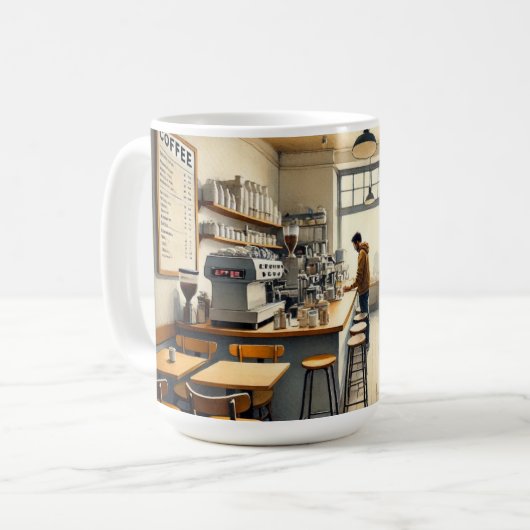 Café simple à San Francisco Mug (Devant gauche)