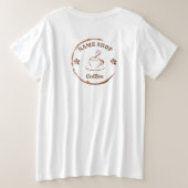 Café simple moderne Café café thé nom de la boutiq (Design dos)