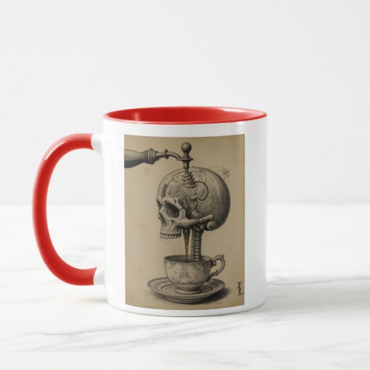 CAFÉ SKULL MUG (Gauche)