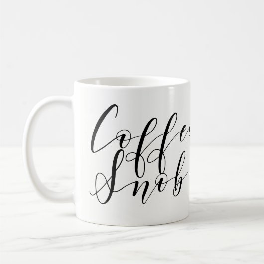 Café Snobs favori Café Mug (Gauche)
