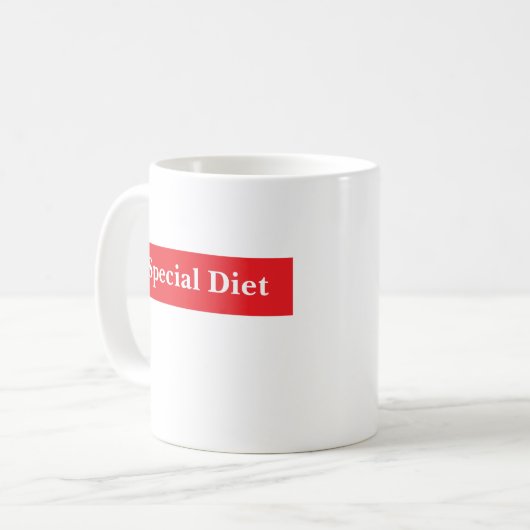 CAFÉ spécial régime MUG (Devant gauche)