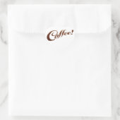 Café - Sticker Coeur (Sac)