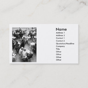 Café Tables Carte de visite