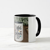 café tasse avec texte café croire (Devant droit)
