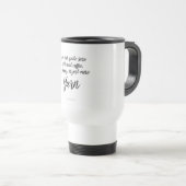 "Café, tasse d'un voyage de chiot, ou juste de (Devant droit)