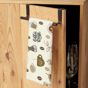 Café temps Cuisine serviette vintage