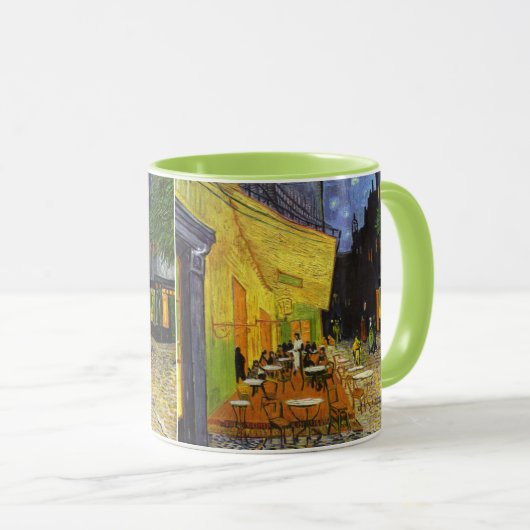 Cafe Terrace bij nacht door van Gogh Mok (Voorkant rechts)