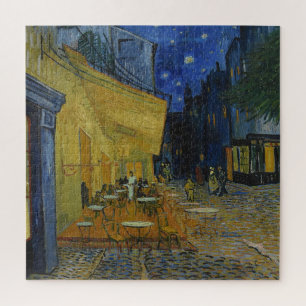 Cafe Terrace bij nacht door Vincent van Gogh Legpuzzel