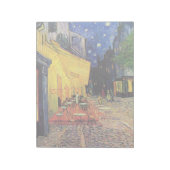 Cafe Terrace bij nacht door Vincent van Gogh Notitieblok (Gedraaid)