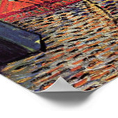 Cafe Terrace bij nacht door Vincent van Gogh Poster (Hoek)