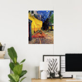 Cafe Terrace bij nacht door Vincent van Gogh Poster (Thuiskantoor)