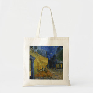 Cafe Terrace bij nacht door Vincent van Gogh Tote Bag