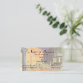 Cafe Terrace bij nacht door Vincent van Gogh Visitekaartje (Staand voorkant)