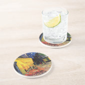 Cafe Terrace bij nacht door Vincent van Gogh Zandsteen Onderzetter (Zijkant)