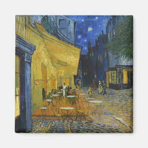 Cafe Terrace bij nacht   Vincent van Gogh Magneet