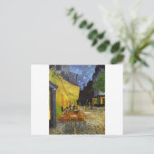 Cafe Terrace bij Night Van Gogh Briefkaart (Staand voorkant)