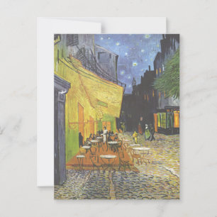 Cafe Terrace bij Night Van Gogh Briefkaart