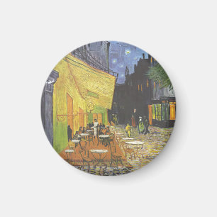 Cafe Terrace bij Night Van Gogh Magneet
