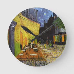 Cafe Terrace bij Night Van Gogh Ronde Klok