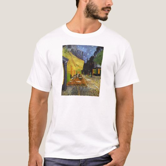 Cafe Terrace bij Night Van Gogh T-shirt (Voorkant)