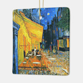 Cafe Terrace fine art painting by Vincent van Gogh Keramisch Ornament (Links)