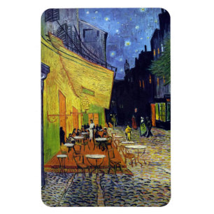 Cafe Terrace in Night door Vincent van Gogh 1888 Magneet
