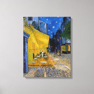 Cafe Terrace / Night Cafe ~ Vincent van Gogh Canvas Afdruk