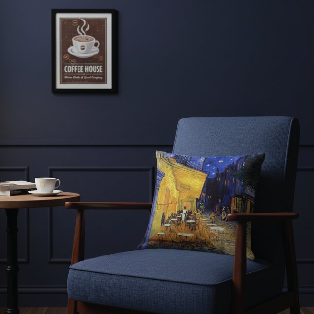 Cafe Terrace Night France Vincent van Gogh Kussen (Creator heeft geüpload)