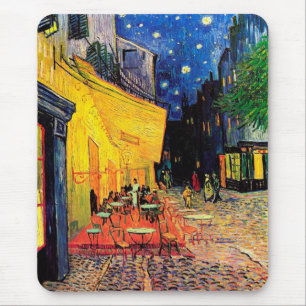 Cafe Terrace Place of Forum Van Gogh Fine Art Muismat