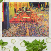 Cafe Terrace Place of Forum Van Gogh Fine Art Theedoek (Gevouwen)