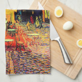Cafe Terrace Place of Forum Van Gogh Fine Art Theedoek (Quarter Fold)
