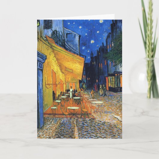 Cafe Terrace reprint Wenskaart Kaart (Voorkant)