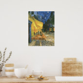 Cafe Terrace van Van Gogh Post-Impressionist Poste Poster (Keuken)
