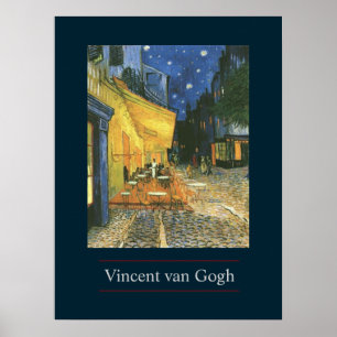 Cafe Terrace van Van Gogh Poster Print