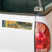 Cafe Terrace - Vincent van Gogh Bumpersticker (Op Truck)