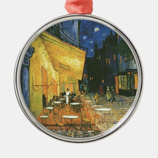 Cafe Terrace - Vincent van Gogh Metalen Ornament (Voorkant)
