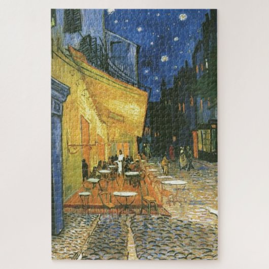 Cafe Terrace - Vincent van Gogh schilderende Art Legpuzzel (Verticaal)