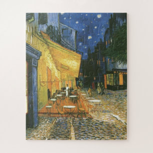 Cafe Terrace - Vincent van Gogh schilderende Art Legpuzzel