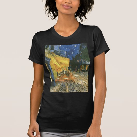 Cafe Terrace - Vincent van Gogh T-shirt (Voorkant)